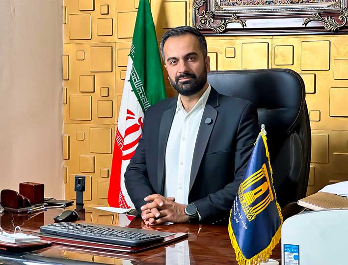 آقای قربان‌پور، مدیرعامل و مؤسس ایمن آریا هخامنش